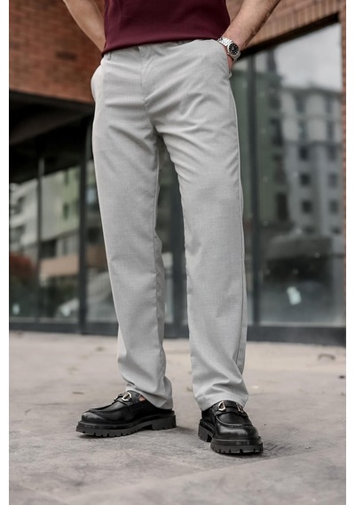 Madmext Gri Basic Erkek Pantolon E6576