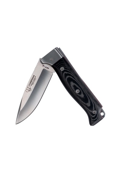 Cudeman 384-mf Mt-4 Black Micarta Saplı Deri Kılıflı Çakı