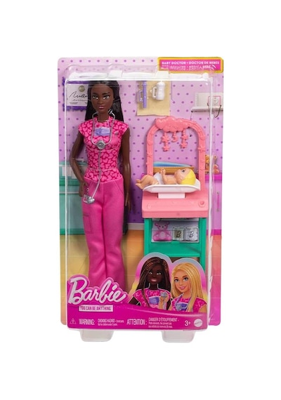 Barbie Kariyer Bebeği Bebek Doktoru Jcr73