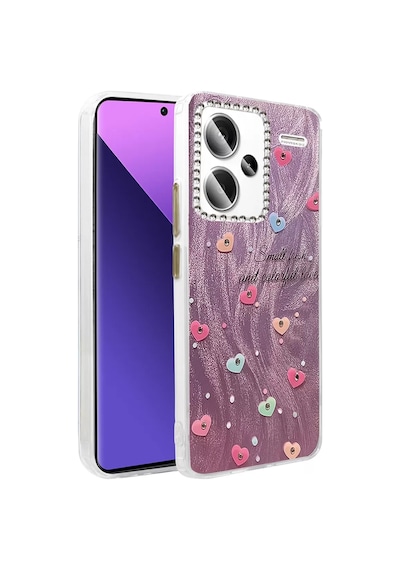 Newface Xiaomi Redmi Note 13 Pro Plus Kılıf Blade Aynalı Desenli Kapak - Desen 8 Diğer