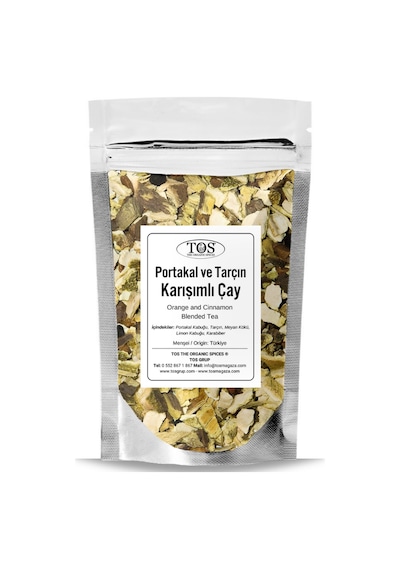 Tos The Organic Spices Portakal ve Tarçın Karışımlı Çay 40 G