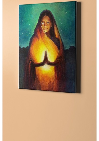 Webstyle Sayılarla Boyama Seti Kasnaklı Aydınlanma 50x65 Cm