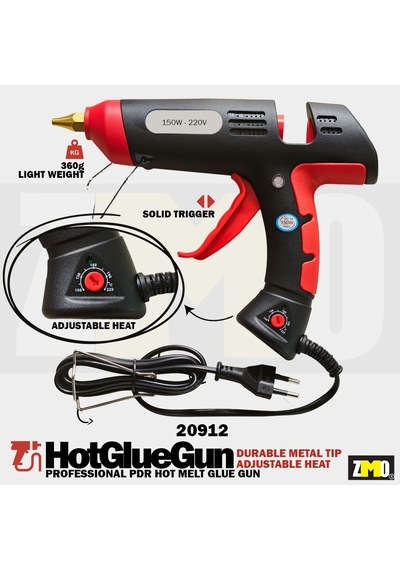 Sıcak Mum Silikon Tabancası V2 150w Isı Ayarlı Büyük