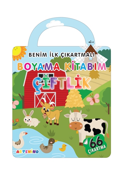 Çantalı Boyama Aktivite Kitabı 4' Lü Set