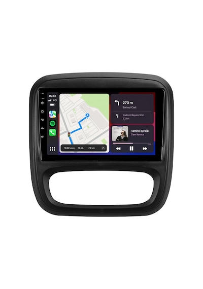 Renault Trafic Multix 2019-2021 Android Multimedya Carplay Android Auto Navigasyon 6gb Ram 64gb 9"