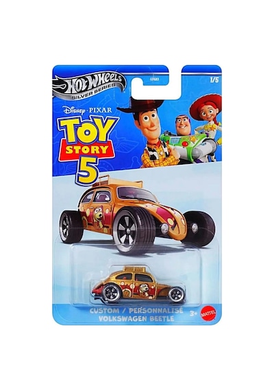 Hot Wheels Silver Series Disney Pixar Toy Story 5 Custom Volkswagen Beetle 1/5 Sarı
