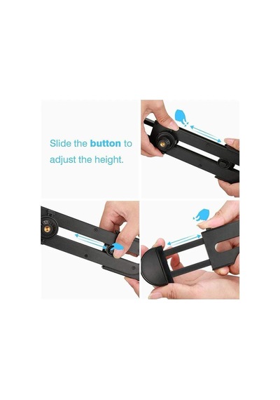 U-pad Tablet Tripod Standı, Siyah
