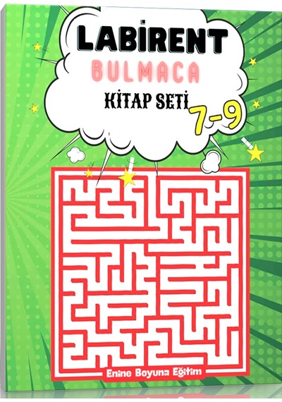 7-9 Yaş Labirent Bulmaca Kitap Seti 3 Kitap