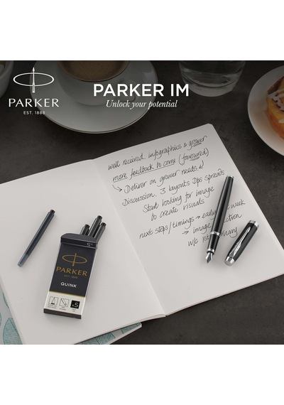 Parker Im Lake Siyah Ct Dk+tk Kalem Kılıflı Duo Set Çok Renkli