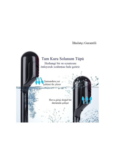 Sm Beden Siyah Tam Yüz Dalış Maskesi Su Altı Keşif Maskesi Slikon Şnorkel Full Face Mask Genel