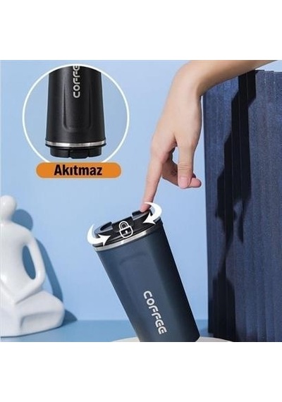 Petinka Kahve Ve Çay Termosu Paslanmaz Çelik Isı Yalıtımlı Sızdırmaz Isı Ölçerli Dijital Ekranlı 0.77 L