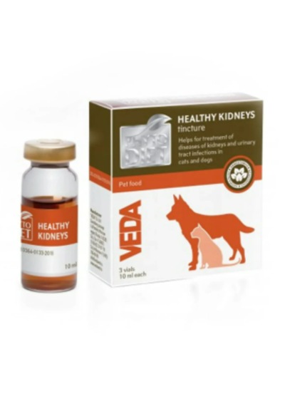 Veda Sağlıklı Böbrekler Kedi/köpek Damlası 3x10ml - Üre/kreatinin Düşürücü Bitkisel Takviye