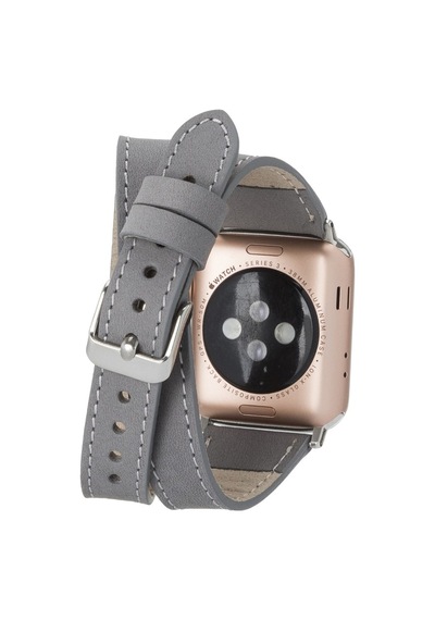 Apple Watch Uyumlu Deri Kordon 42-44-45mm Slim Dtquarst9