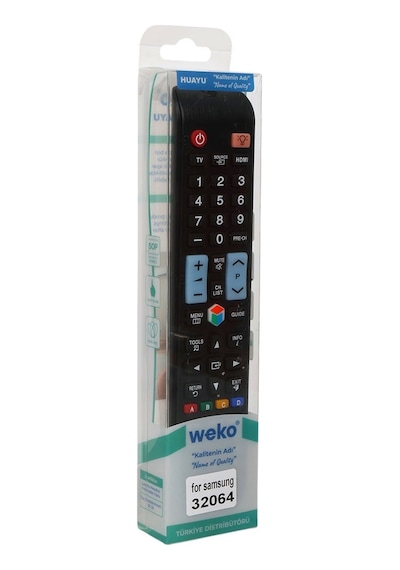 Samsung Rm-d1078 - Ue40f6470 - 49ks9500 - Ue55ku7350uxtk - Ue60ku7000uxtk Source Tuşlu Lcd Led Tv Kumandası