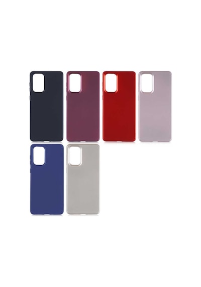 Zore Galaxy Uyumlu A73 Kılıf Premier Silikon Kapak - Saks Mavi Saks Mavi