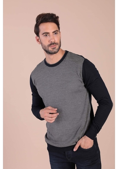 Ferraro Bisiklet Yaka Superfine Yün Kazak - Lacivert Lacivert (390466164) Lacivert