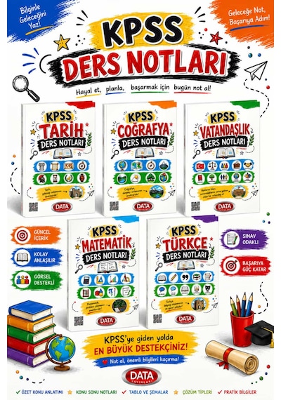 2026 Kpss Gygk Tüm Dersler Özet Ders Notları Seti Pratik Kilit Bilgiler Zamanı Olmayana Son Tekrarlar