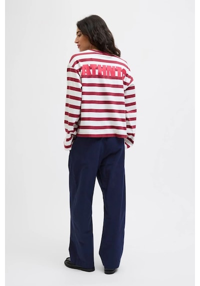 Jack & Jones Kadın Jxmaddy Pantolon Mavi
