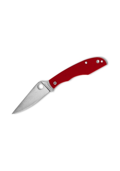Spyderco Grasshopper G10 Red Plainedge Kamp Çakı Kırmızı 52750219