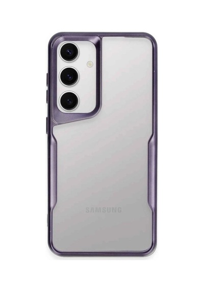 Samsung Galaxy A55 5g Kılıf Boyi Silikon Kapak - Derin Mor