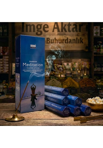 Darshan Meditasyon Meditation Çubuk Tütsü 20'li Paket - Odaklanma Ve Huzur Çok Renkli