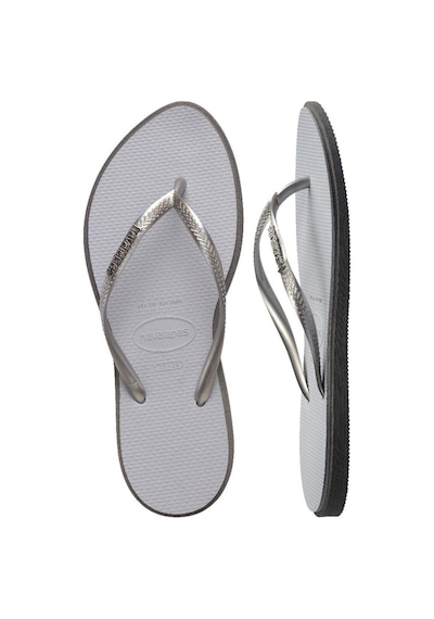 Havaianas Slim Point Steel Grey Kadın Terlik-4794 Gümüş