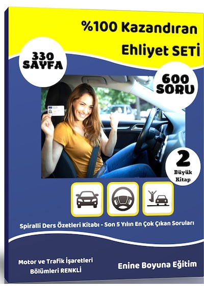 %100 Kazandıran Ehliyet Eğitim Seti