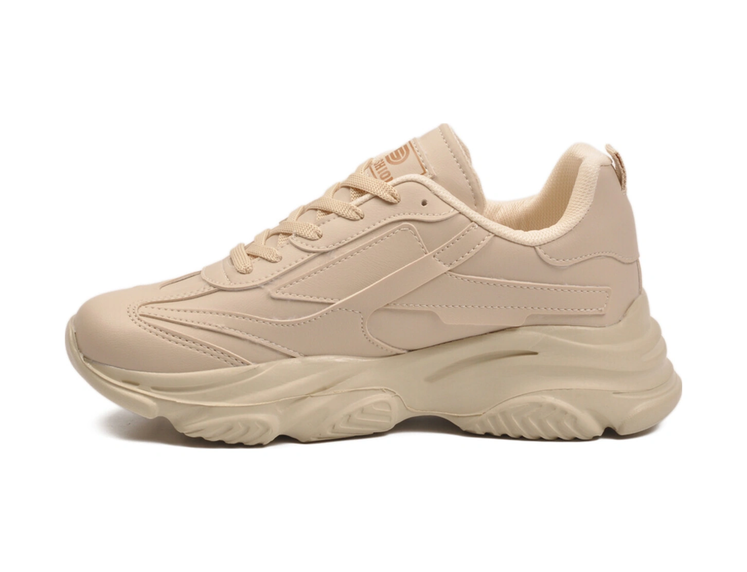Walkway Ekru Bağcıklı Kadın Sneaker Drk171 G Ekru
