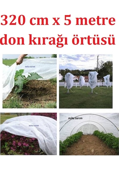 320 CM x5 M - Don Kırağı Örtüsü - Isı Örtüsü