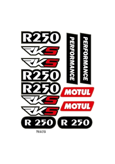 R250 Tasarım A4 Çoklu Sticker Seti 05 Diğer