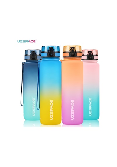 Uzspace 3038-4 Tritan Matara 1000 ml Mavi Yeşil - L