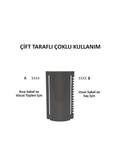 Valkyrie Çok Amaçlı Çift Yönlü Metal Geleneksel Manuel Tıraş Bıçağı + Jilet 5'li