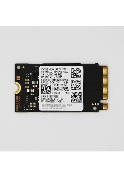 Samsung PM991 MZ-ALQ128HBHQ 128 GB NVMe M.2 SSD