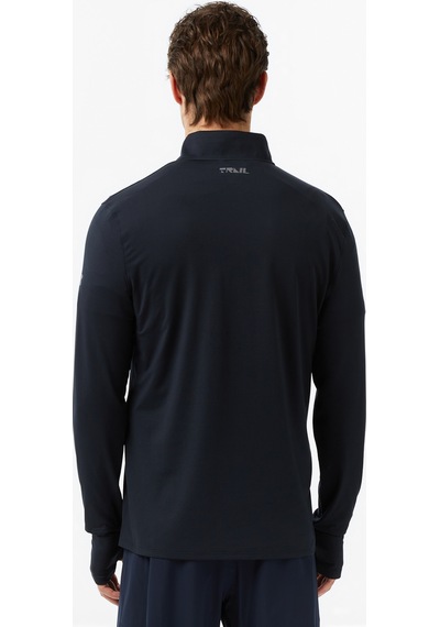 Under Armour Trail Run Quarter Zip Erkek Siyah Sweatshirt 1383244 2800282