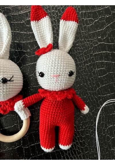 Amigurumi Kız Tavşan Yeni Doğan Set