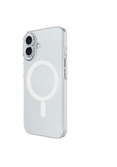 Apple Uyumlu iPhone 16 Plus Kamera Korumalı M-safe Şarj Özellikli Şeffaf Zore London Sert Pc Kapak Seffaf