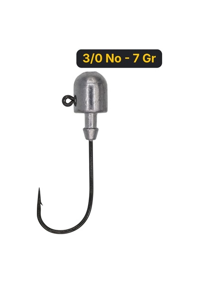 Fishcoin Bullet Jighead İğne 3/0 No - 7 Gr
