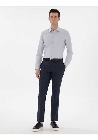 Pierre Cardin Erkek Gri Gömlek Desenli 50303375-vr024 Gri