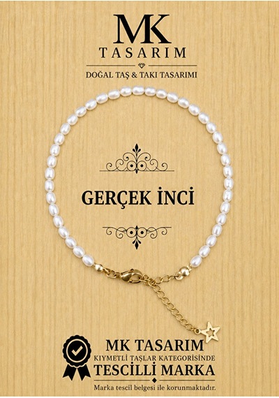 Gerçek İnci Bileklik Mk.7000.841- Rahatlık-dinginlik-enerji- Stres Bilekliği Çok Renkli