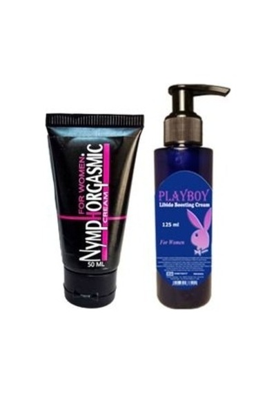 Nymphorgasmic For Women Vajinal Krem 50 Ml + Playboy Kadınlara Özel Libido Boosting Cream 125 Ml