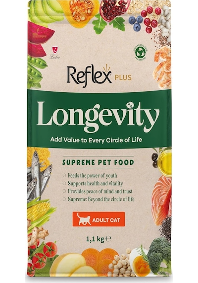 Reflex Plus Longevity Yetişkin Kedi Maması 1100g 103 Ivory