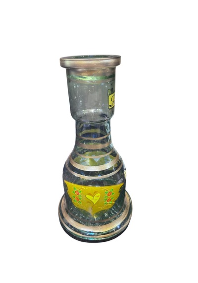 Nargile Desenli Cam Şişe