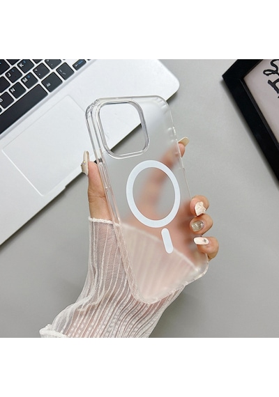 Apple iPhone Kılıf 16 Pro Max Magsafe Kılıfı Telefon Kılıfı Kabı Uyumlu