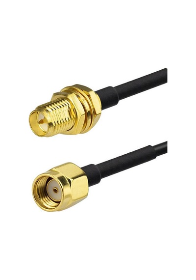 Rg174 50 Ohm Koaksiyel Rp Sma Erkek Rp Sma Dişi 3 Metre Kablo Rf Sinyal Uzatma Kablosu 0-6ghz