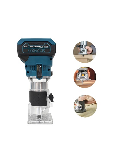 Haktaş Hkt789 36v Çift Akülü Freze Makinesi 6 Kademe Devir Ayarlı 6mm Profesyonel Ahşap Freze