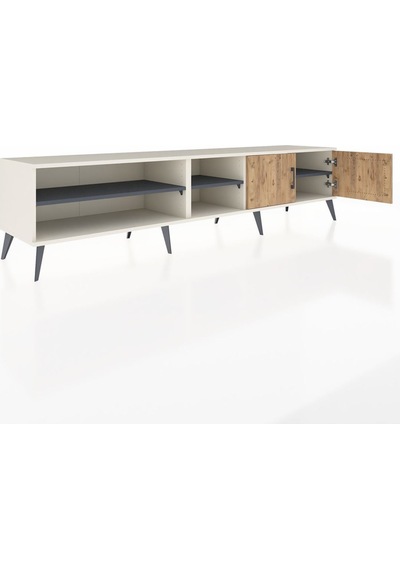Hyperion Tv Ünitesi 3 Raflı 2 Kapaklı 220x44x51 Aytaşı-çam/antrasit Atlas Çam/antrasıt - Aytası Hyperion Tv Ünitesi 3 Raflı 2 Kapaklı 220x44x51 Aytaşı-çam/antrasit Atlas Çam/antrasıt - Aytası