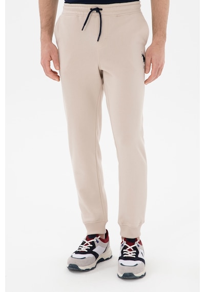 U.S. Polo Assn. Erkek Slim Fit Lastikli Paça Taş Eşofman Altı 50298047-VR049 U.S. Polo Assn. Erkek Slim Fit Lastikli Paça Taş Eşofman Altı 50298047-VR049