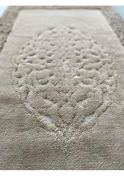 Pamukkent Süper Emici 2'li%100 Pamuk Ultra Lüks Banyo Paspası Seti 60x100 Cm Ve 50x60 Cm Koyu Kahverengi Diğer