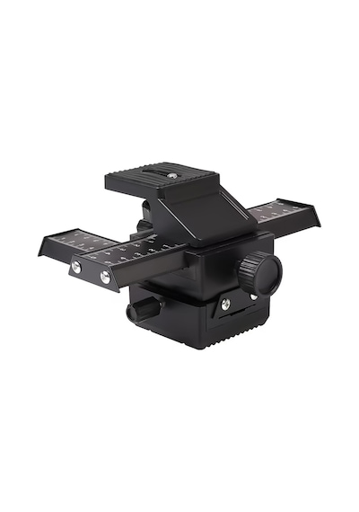 Profesyonel 4 Yönlü Macro Makro Ve Yakın Plan Detay Fotografçılık İçin Focusing Rail Slider