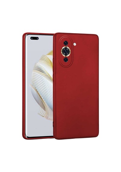 Zore Huawei Nova 10 Pro Kılıf Omsy Premier Silikon Kapak - Kırmızı
